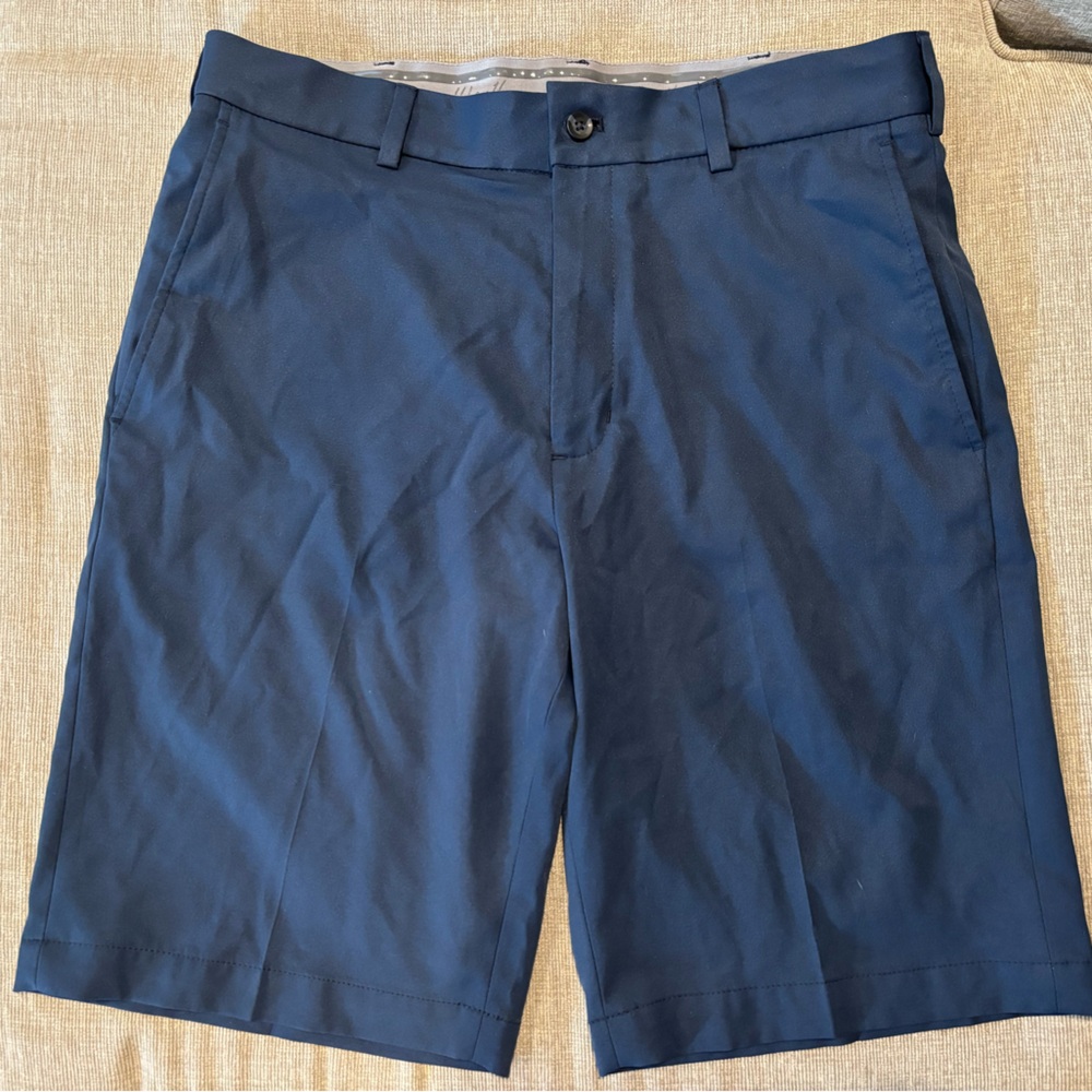 Navy golf shorts